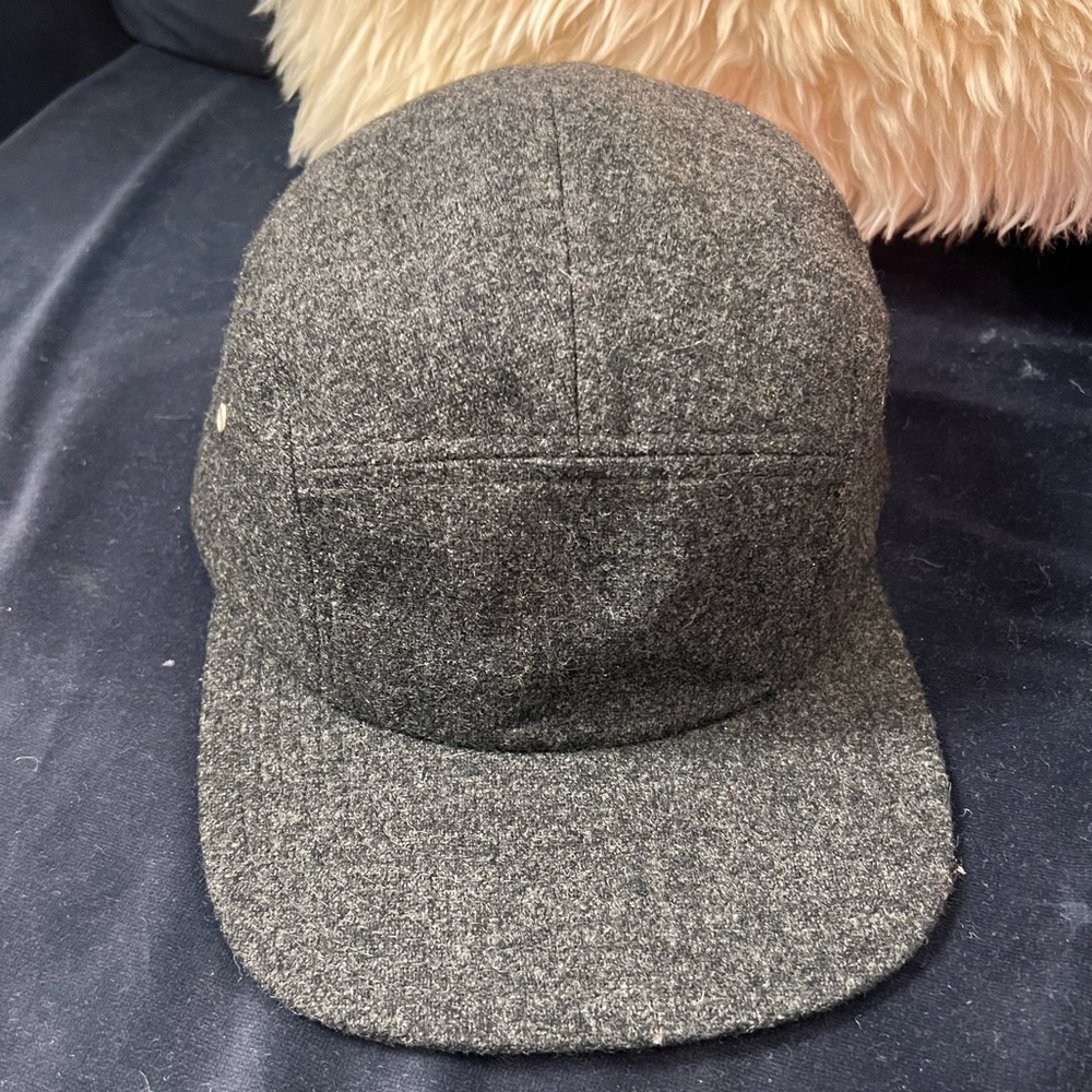 Everlane Gray Wool Baseball Cap